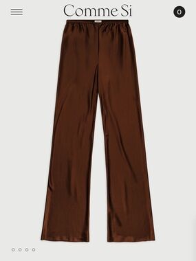 Silk bias pants from Comme si